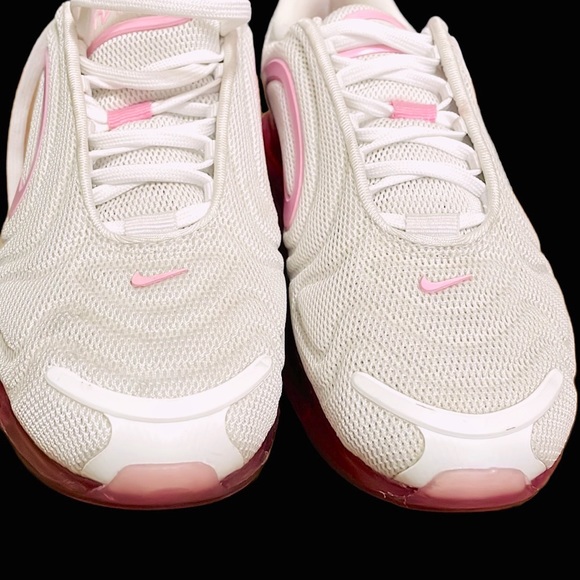 Nike Air Max 720 White Pink Rise Lazer Fuchsia Athletic Shoes Sneaker Size 6.5 - Picture 16 of 16